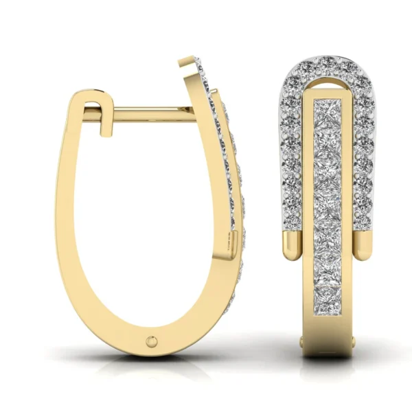 Round Cut Diamonds H Earring - Image 2