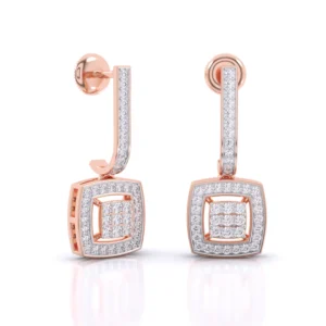 Drop Diamond Earrings For Womens