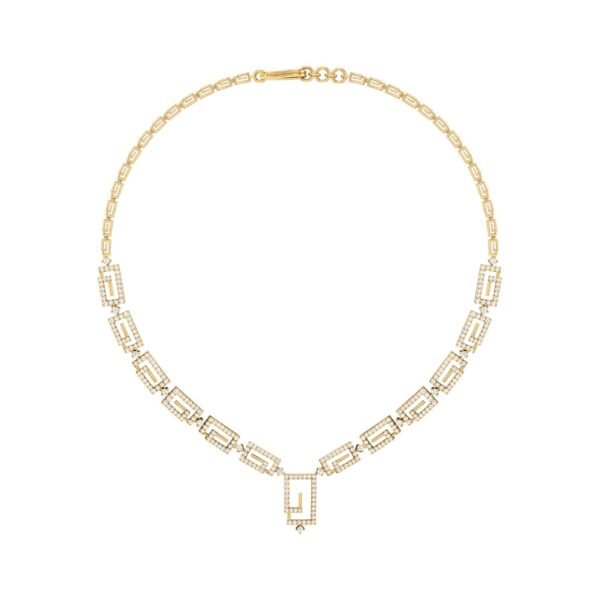 Premium Fancy Lab Diamond Necklace