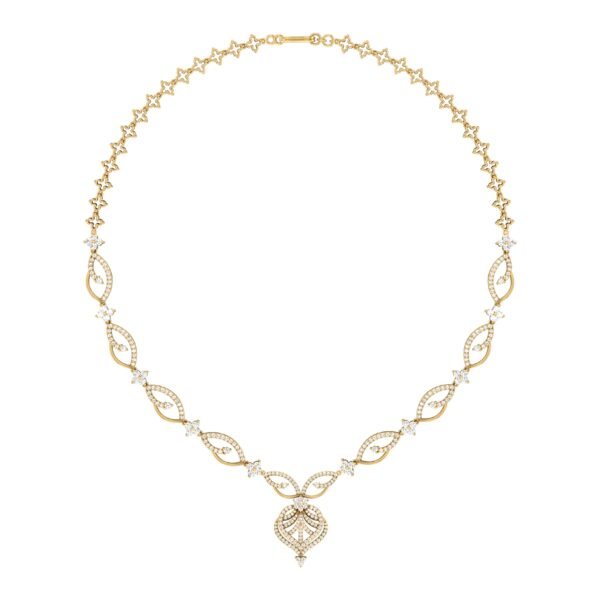 Swizz Fancy Lab Diamond Necklace - Image 2