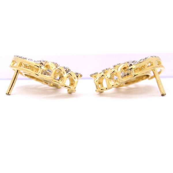 18K Yellow Gold and 0.71ct Diamond Studs By Neeva Jewelry - Image 5