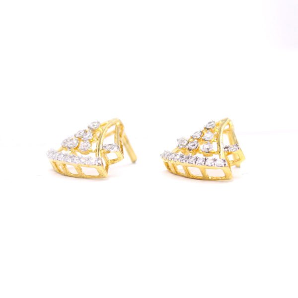 0.31ct Diamond Stud Earrings in 18K Yellow Gold