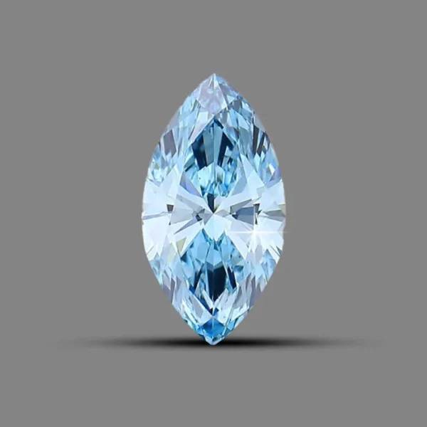 Superb 1.02 Carat Marquise cut Diamond Blue color Lab Diamond