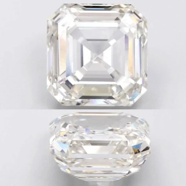 1.90 Carat CVD ASSCHER shape lab grown diamond D VVS2 IGI Certified