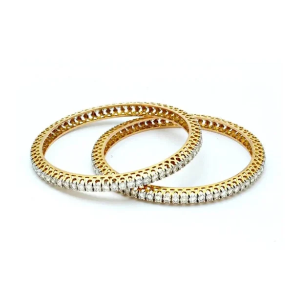 8 Pointer diamonds set in 18K Gold Bracelet