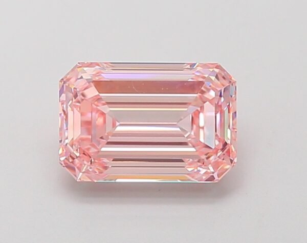 Vivid Pink Emerald Lab Diamond